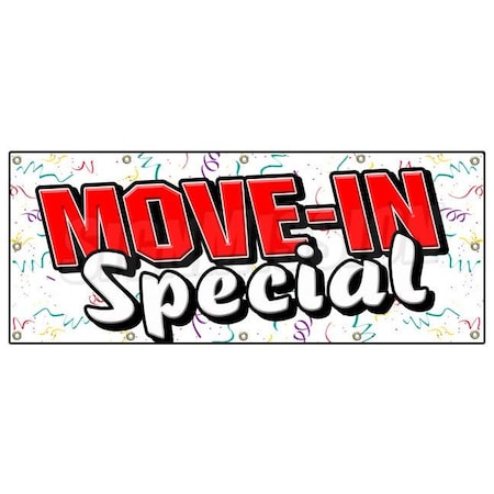 Signmission MOVE-IN-SPECIAL BANNER SIGN apartment rental rent storage rent home B-120 Move-In-Special